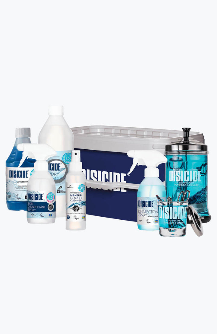 Disicide Startset Blue -Cleaning and Disinfecting Set for Salons