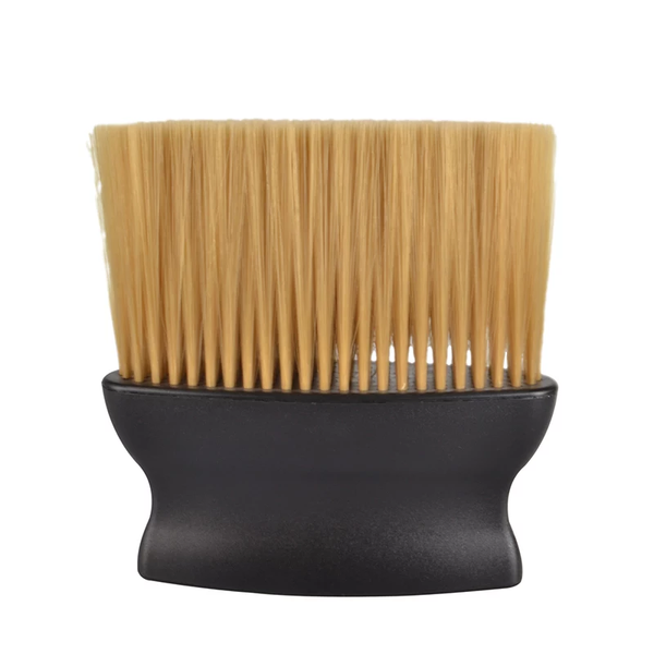 Brown Hairs Barber Neck Brush Nylon Synthetic hair