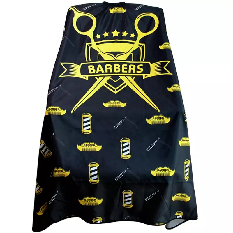 Black & Yellow Hairdressing Barber Cape