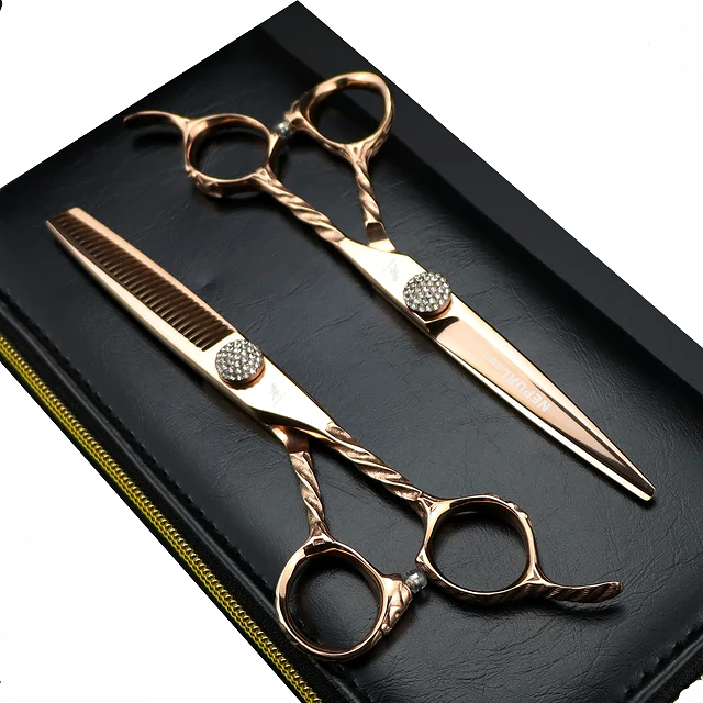Rose Gold 6.0'' Hairdressing Scissors Set