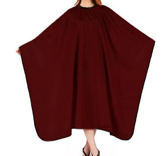 Professional Barber Hairdressing Cape in Maroon Colour