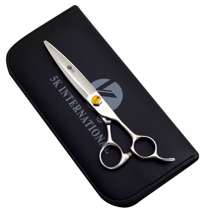 Professional 440c yellow Crystal 6.5" Hairdressing Scissors