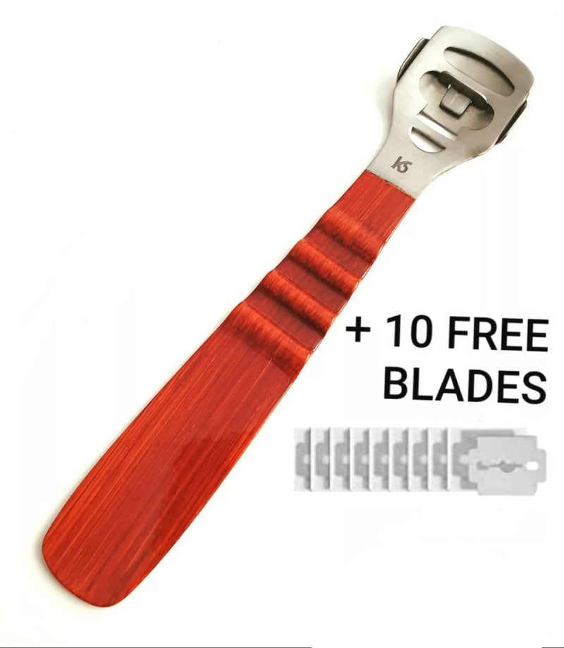 Hard Skin Remover Corn Cutter & 10 Blades Manicure Tool