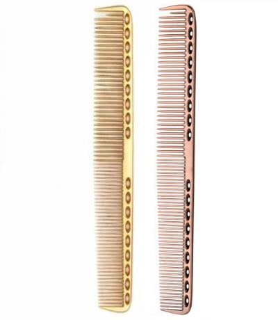 Multi-Purpose Golden Hairdressing Metal / Aluminum Comb