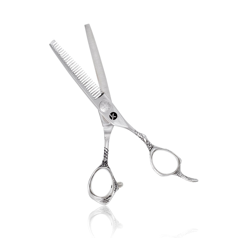 Professional Silver Dragon 6.5" Thinning Scissors