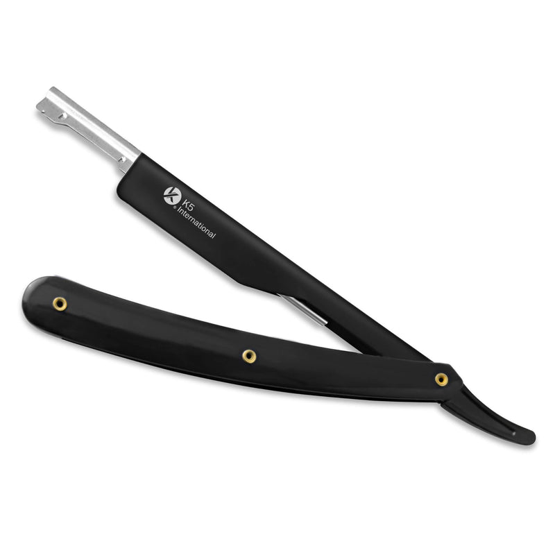 Stylish Black Professional Straight Slider Razor