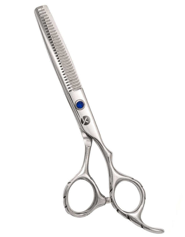 Blue Crystal Right Handed Thinning Scissors