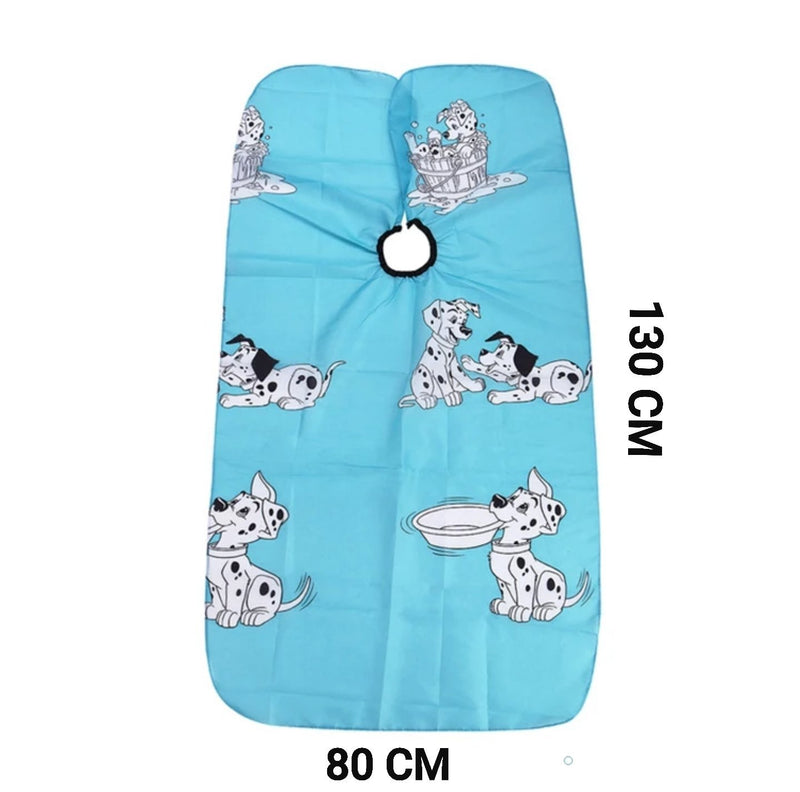 Blue Barber Cape 