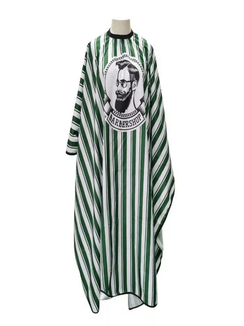 Green & White Barber Hairdressing Cape