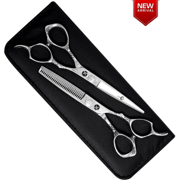 Dragon Silver Line Professional Hairdressing Scissors Set
