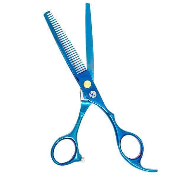 Blue Hair Thinning Scissors