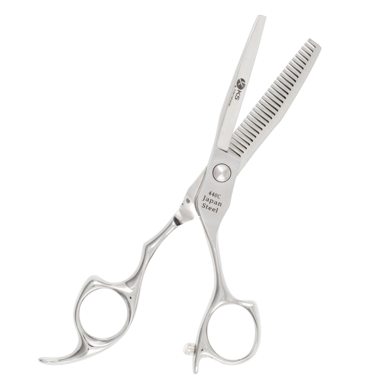 Elegant Silver Hairdressing Scissors