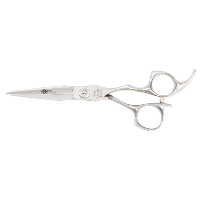 Elegant Silver Hairdressing Scissors