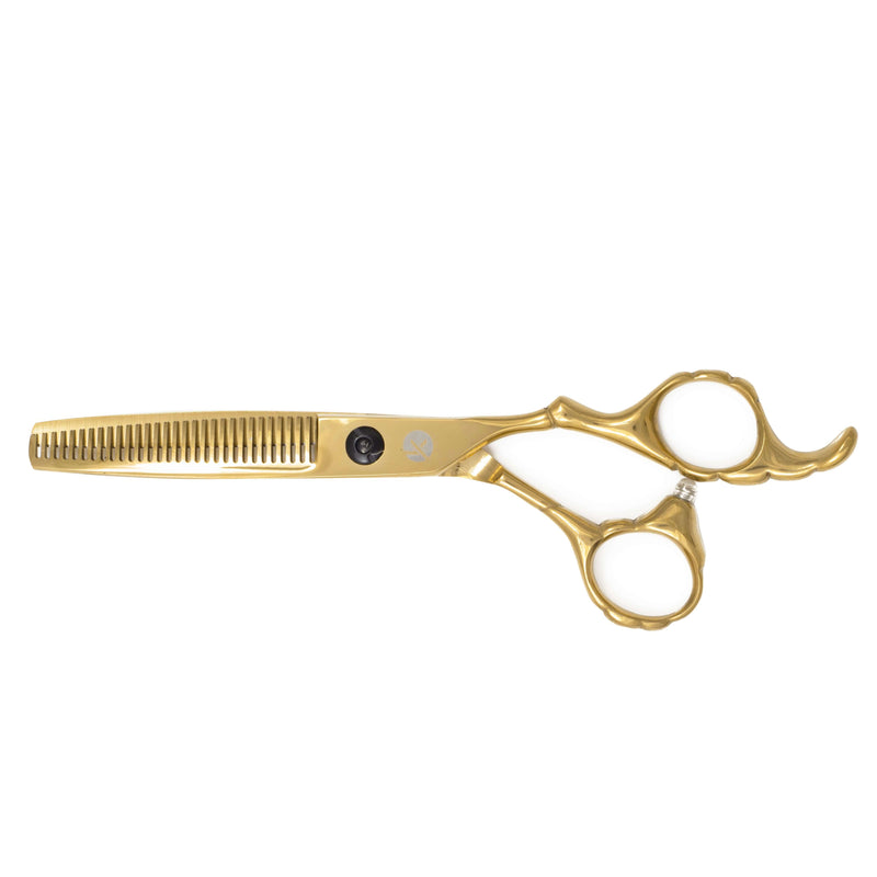 Hair thinning scissors