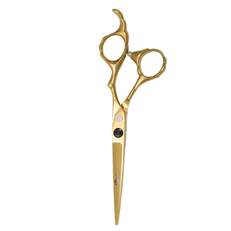 Professional Barber 6.0" Golden  Hairdressing Scissors For Barbers