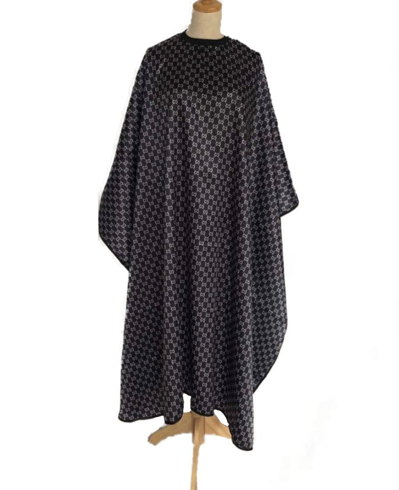 White & Black Gucci Hairdressing Cape