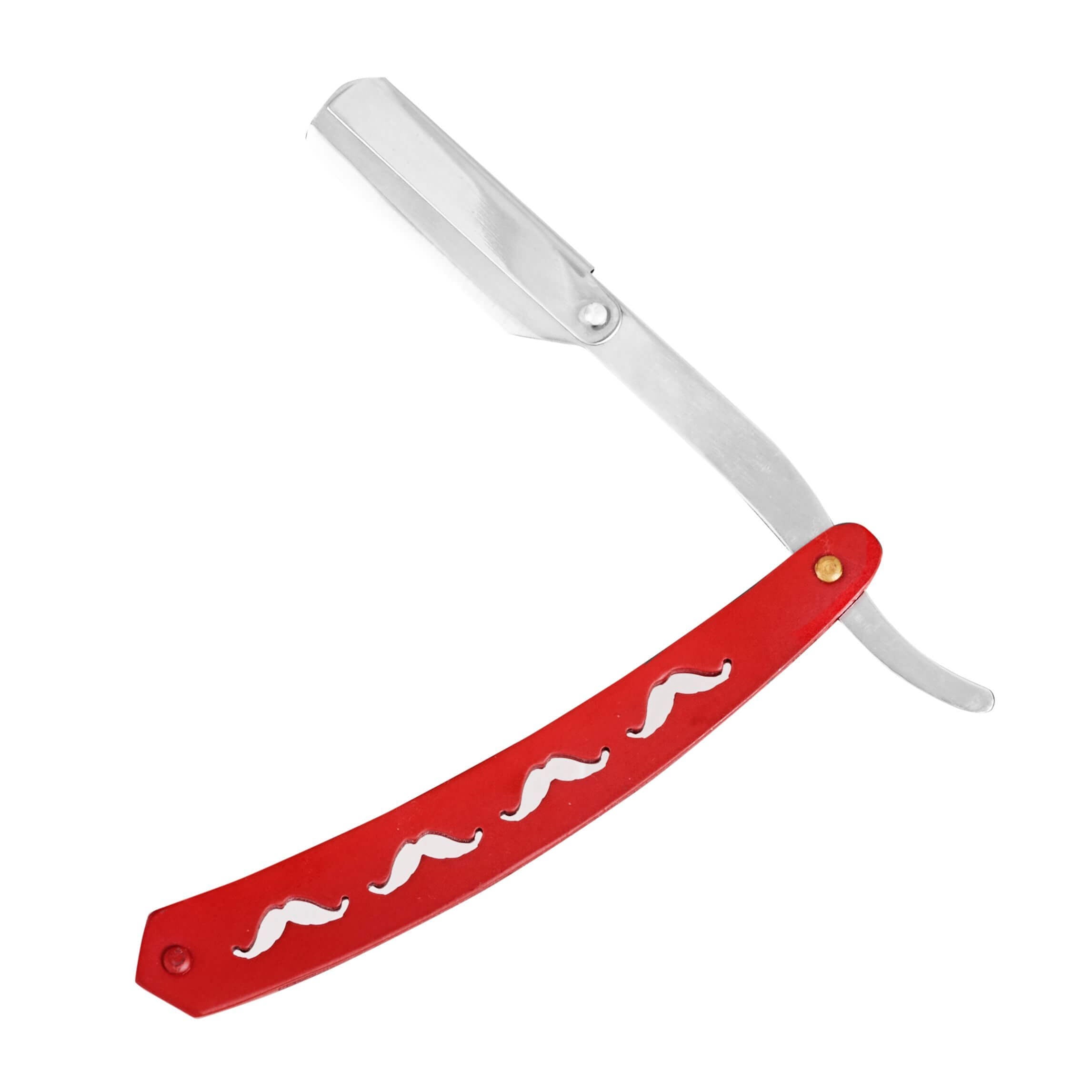 Single Blade Straight Razor With Red Handle – K5 International