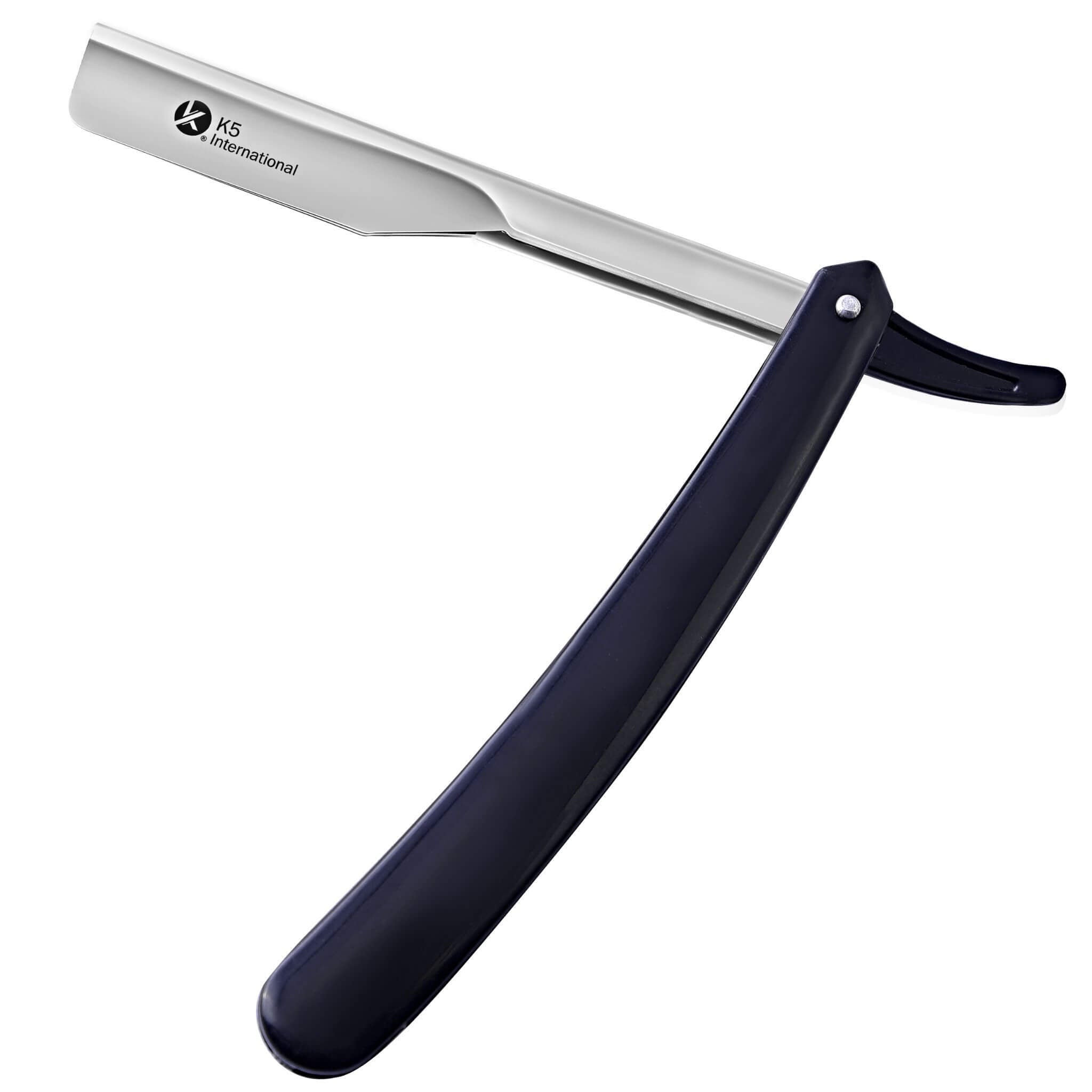Professional Single Blade Straight Razor With Black Handle