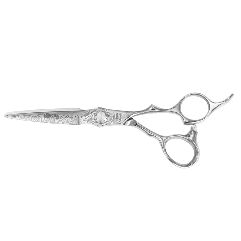Silver Damascus Pattern 6.0'' & 6.5" 440c Hairdressing Scissors Set